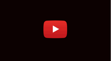 video play button on blank black screen